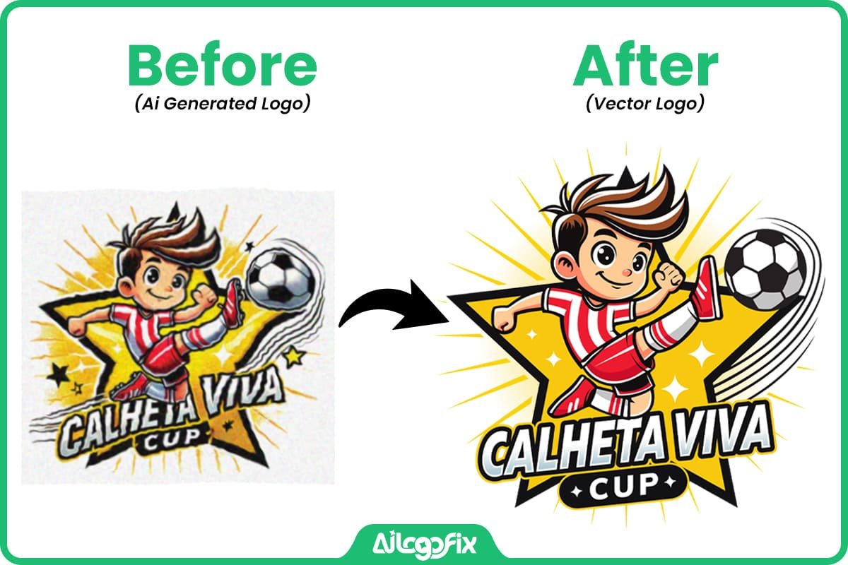 AI Generated Logo Fix Service